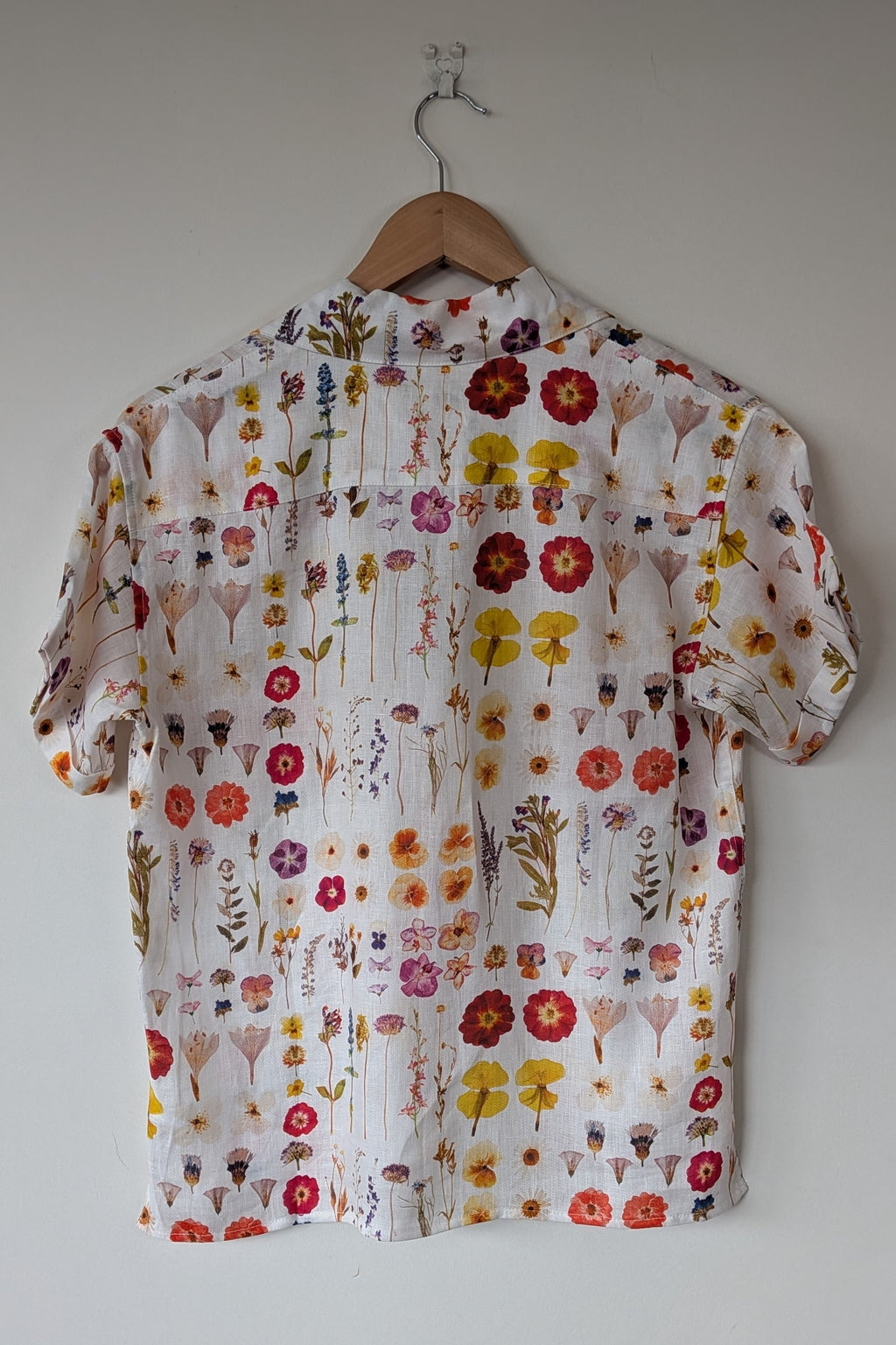 Cools Club 70's Pressed Floral Linen Shirt Size 8 BNWT RRP $99.95