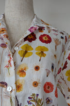 Cools Club 70's Pressed Floral Linen Shirt Size 8 BNWT RRP $99.95