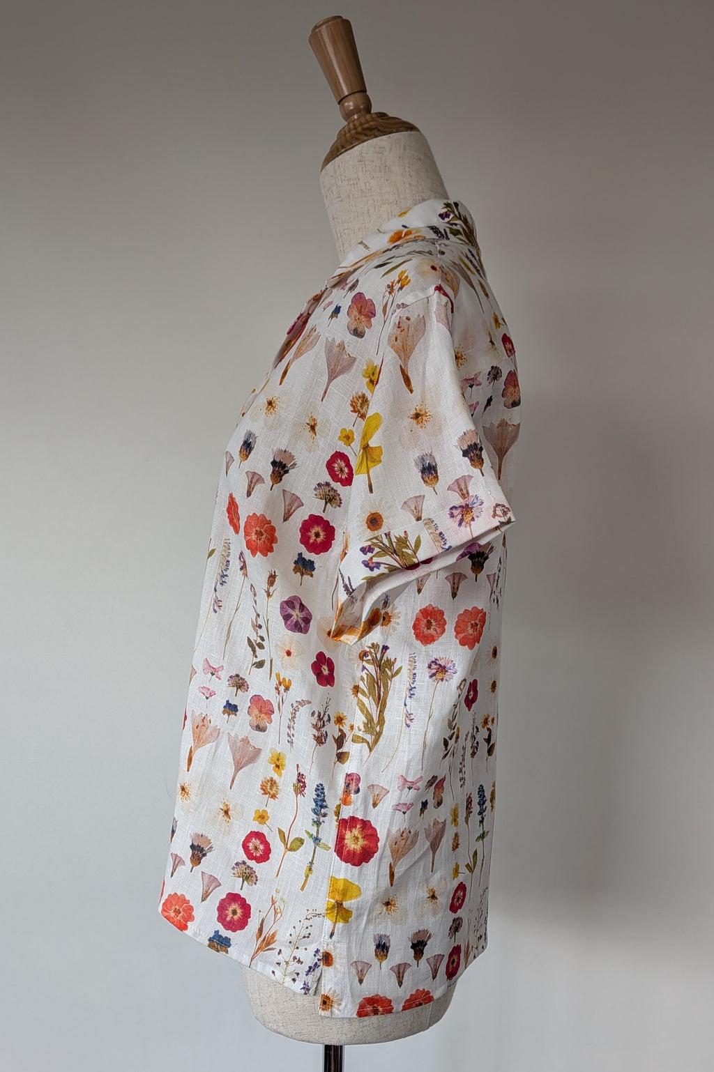 Cools Club 70's Pressed Floral Linen Shirt Size 8 BNWT RRP $99.95
