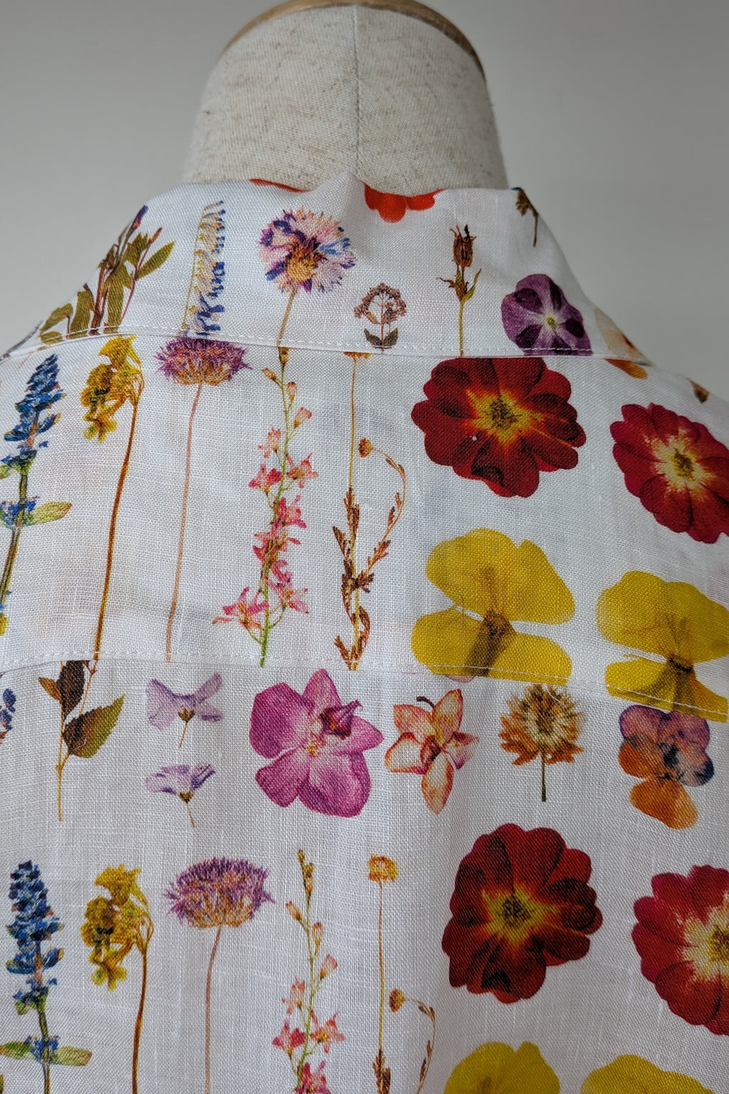 Cools Club 70's Pressed Floral Linen Shirt Size 8 BNWT RRP $99.95