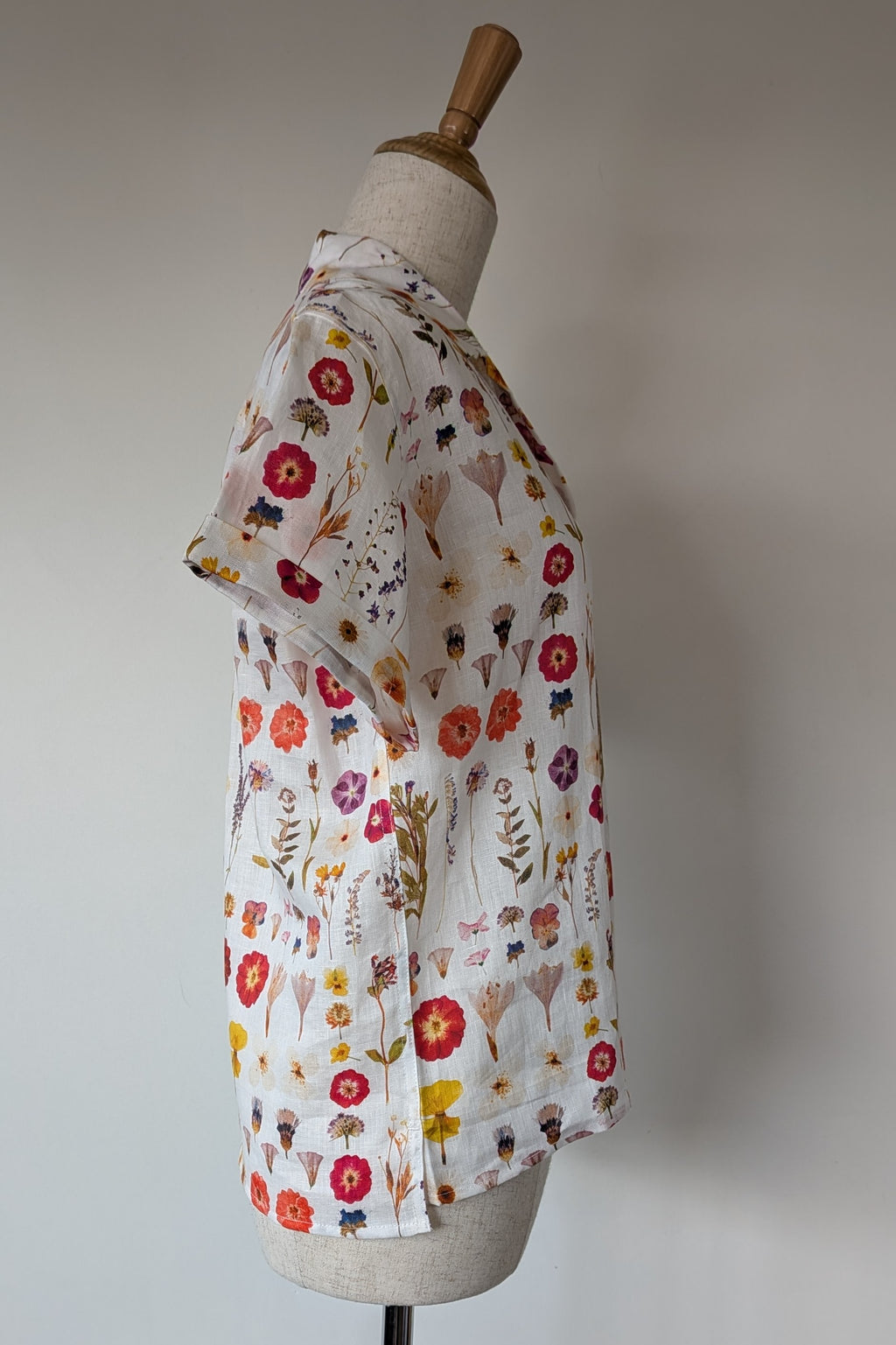 Cools Club 70's Pressed Floral Linen Shirt Size 8 BNWT RRP $99.95