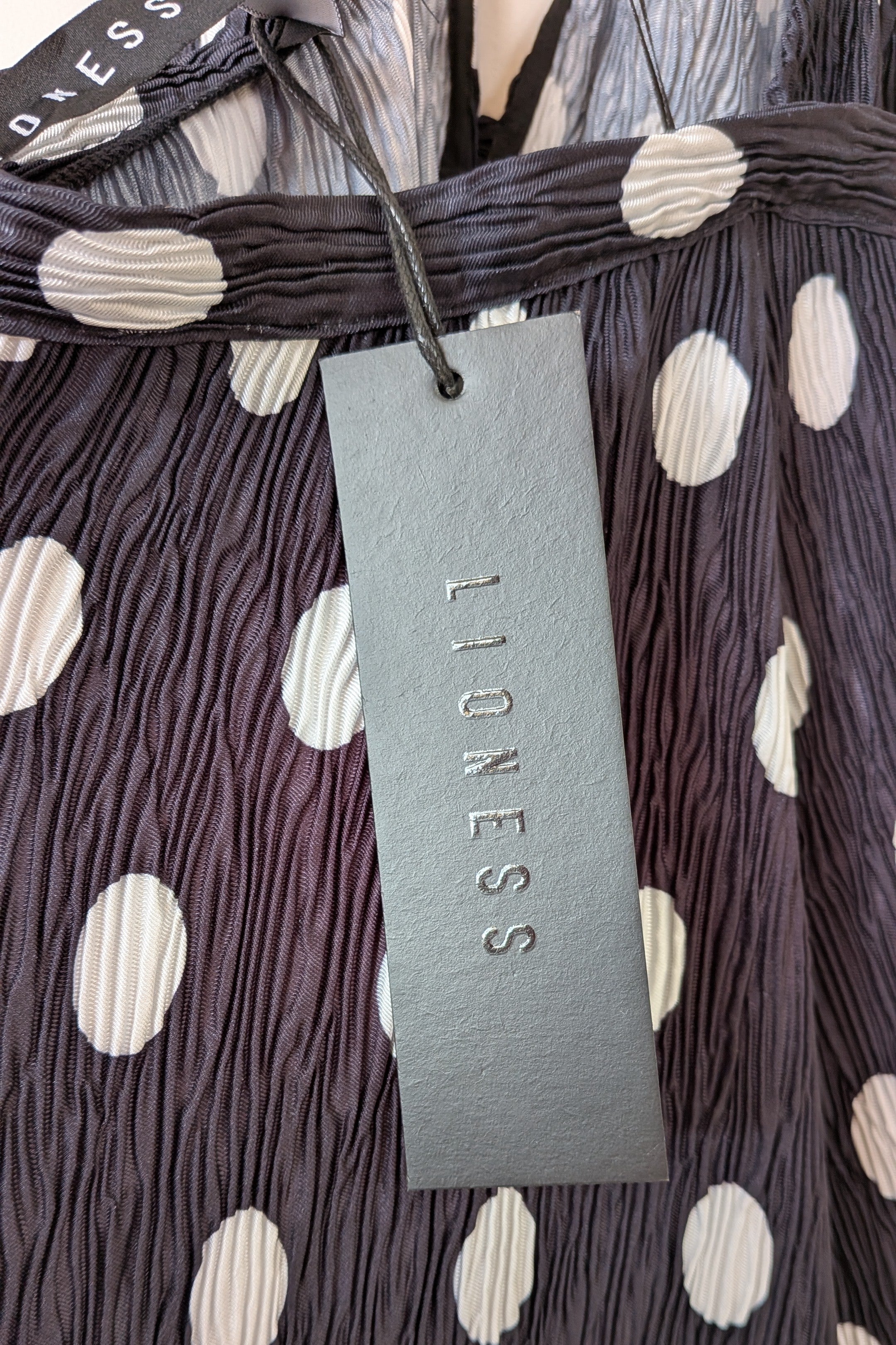 Lioness District Maxi Dress In Noir Polka Dot Size XS BNWT RRP $99