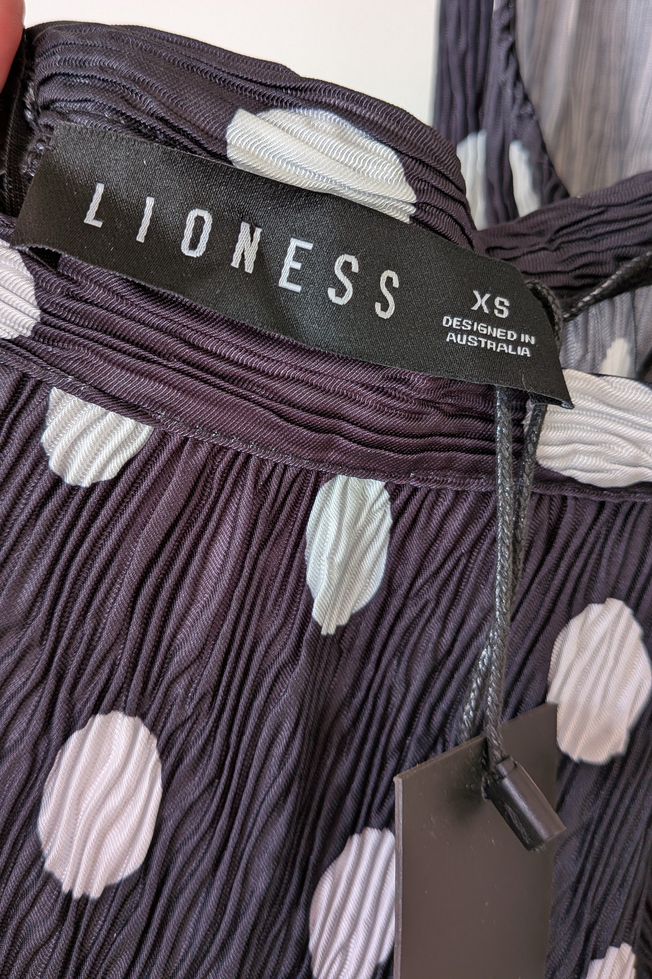 Lioness District Maxi Dress In Noir Polka Dot Size XS BNWT RRP $99