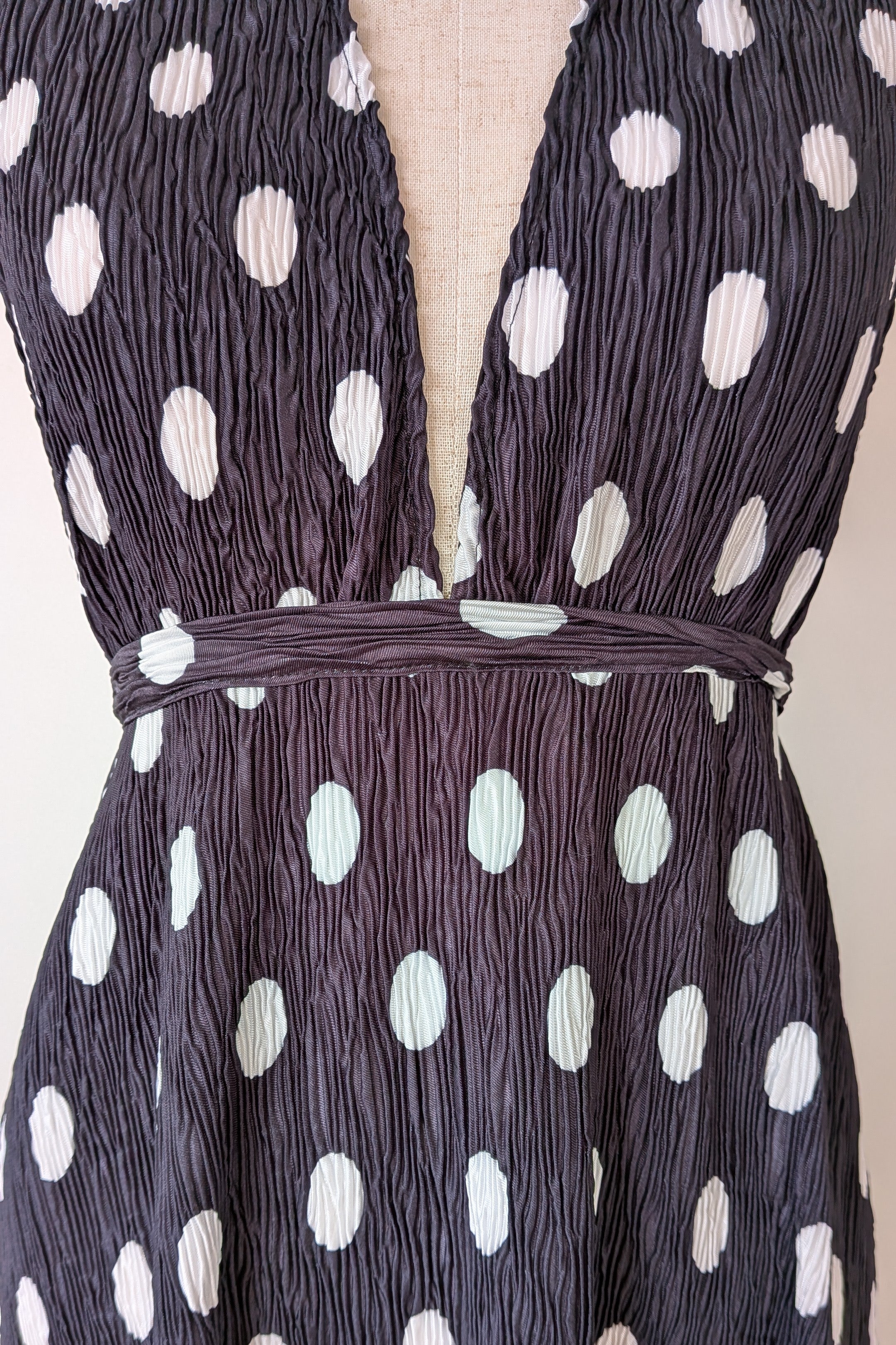 Lioness District Maxi Dress In Noir Polka Dot Size XS BNWT RRP $99
