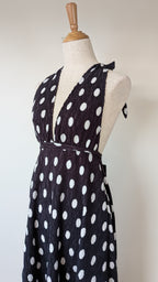 Lioness District Maxi Dress In Noir Polka Dot Size XS BNWT RRP $99