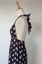 Lioness District Maxi Dress In Noir Polka Dot Size XS BNWT RRP $99
