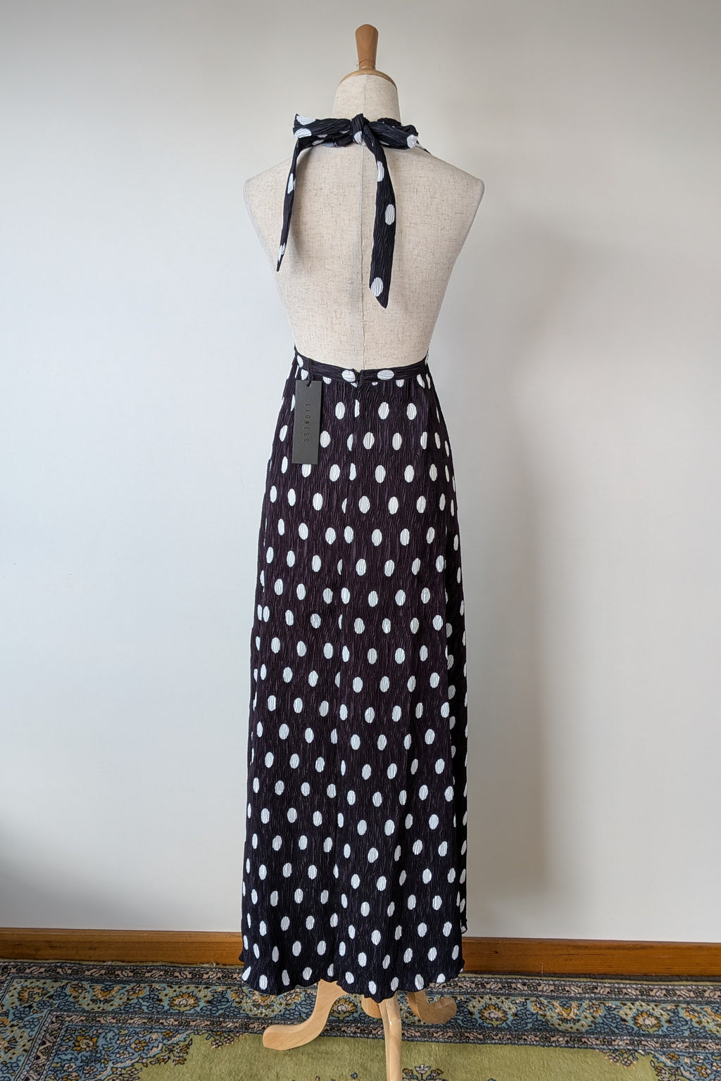 Lioness District Maxi Dress In Noir Polka Dot Size XS BNWT RRP $99