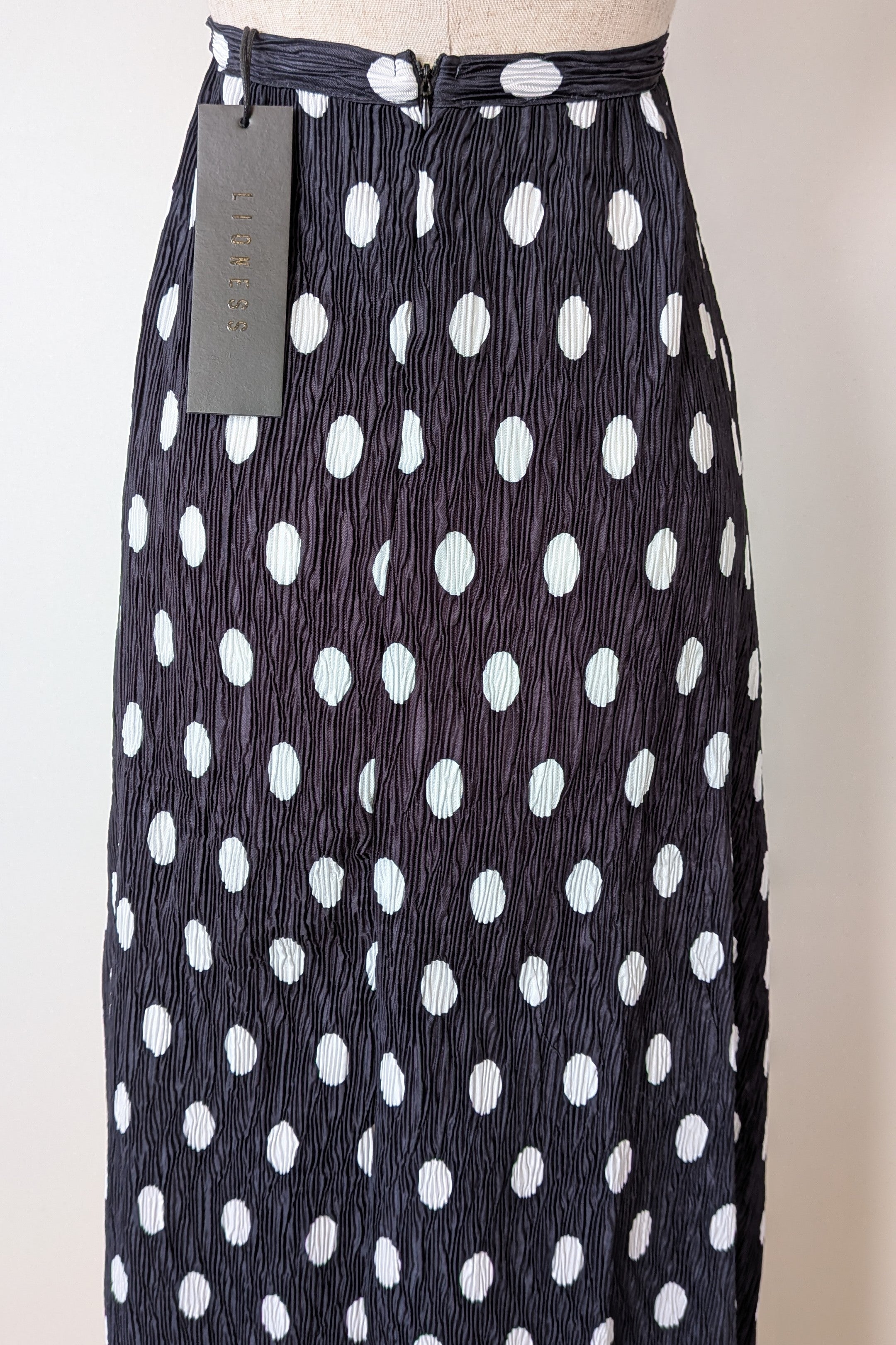 Lioness District Maxi Dress In Noir Polka Dot Size XS BNWT RRP $99