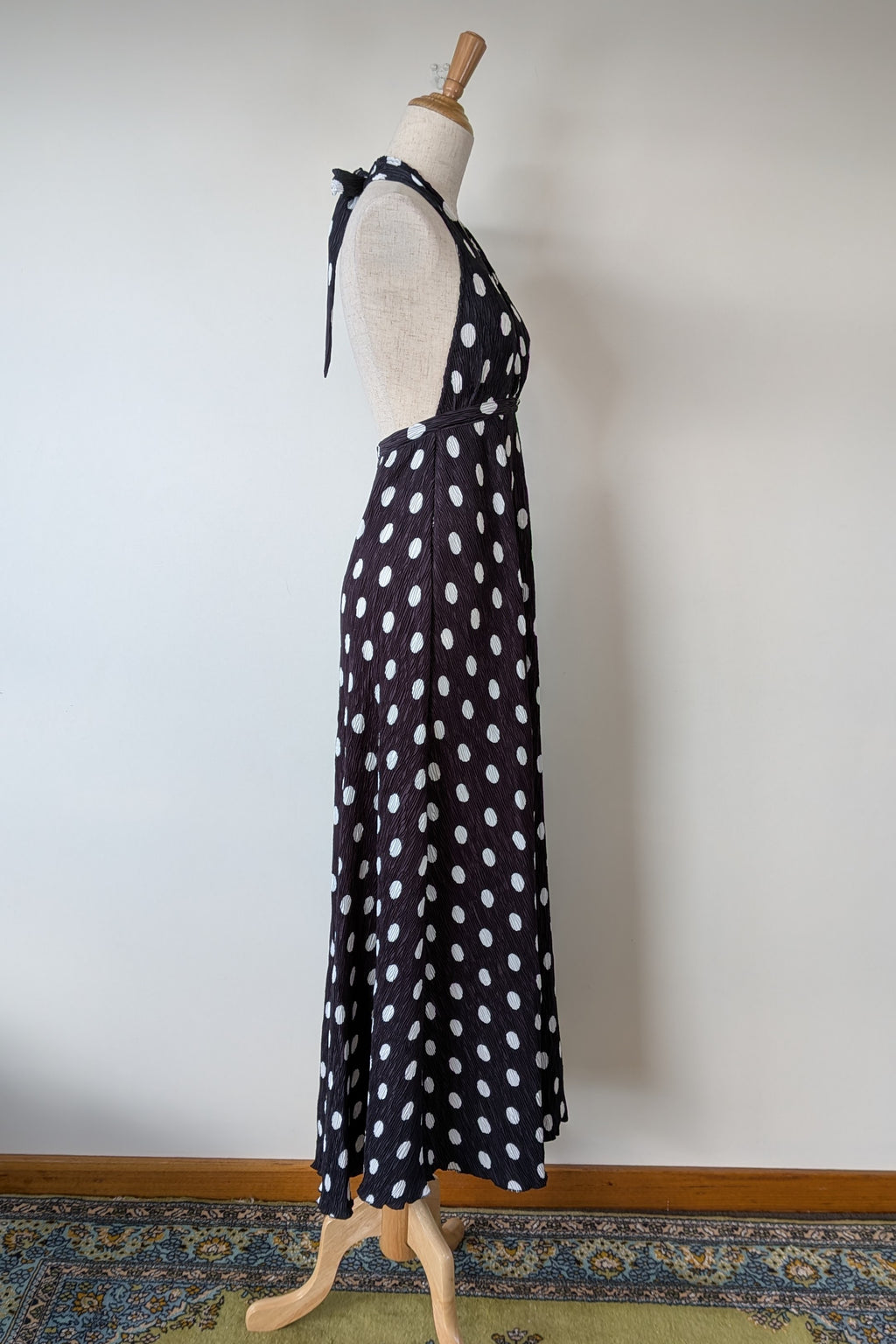 Lioness District Maxi Dress In Noir Polka Dot Size XS BNWT RRP $99