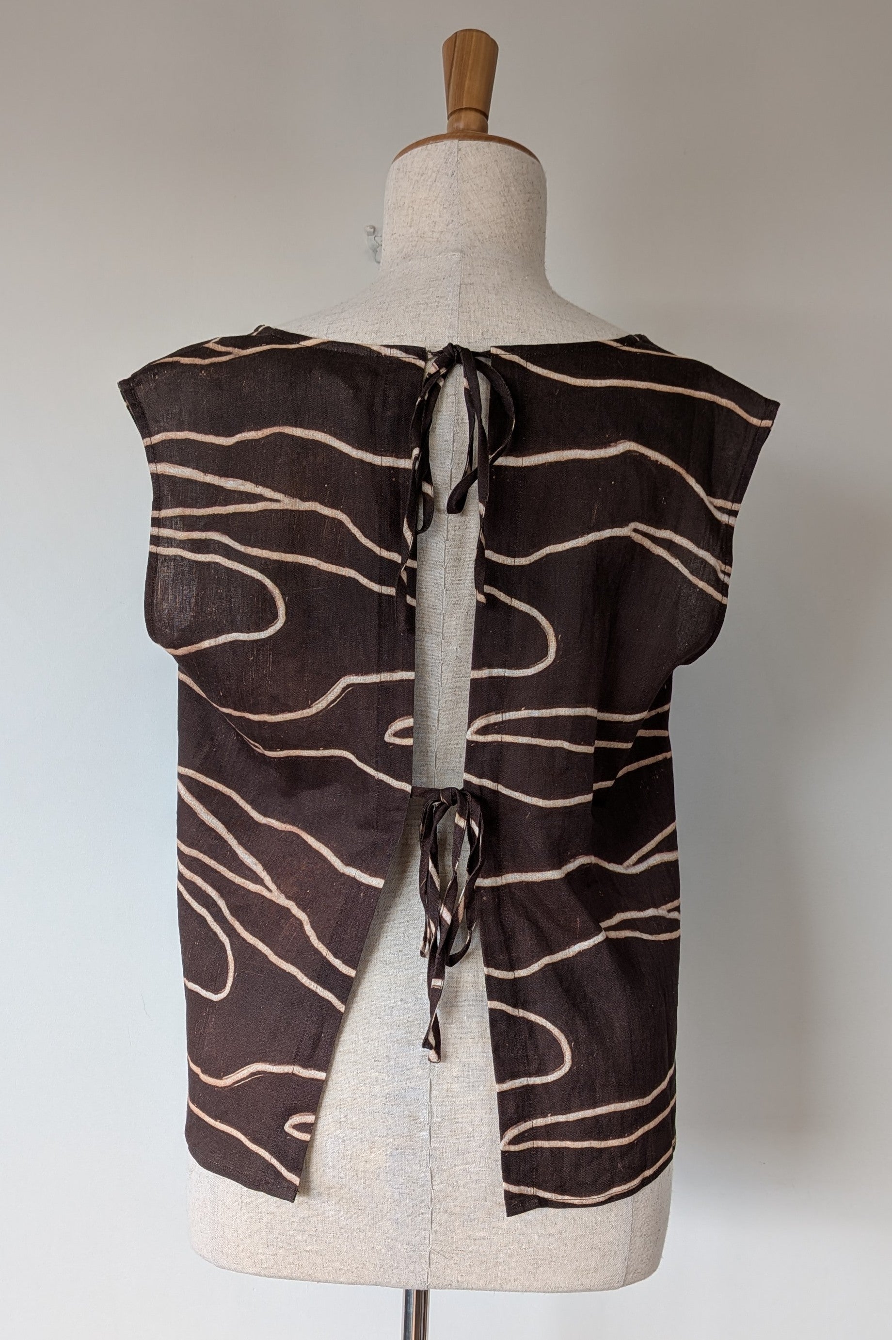 VRG GRL Marlii Linen Smock Top Size 12 BNWT
