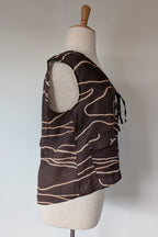 VRG GRL Marlii Linen Smock Top Size 12 BNWT
