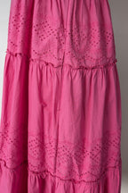 Joop & Gypsy Broderie Shirred Dress in Pink Size 16 BNWT RRP $89.95