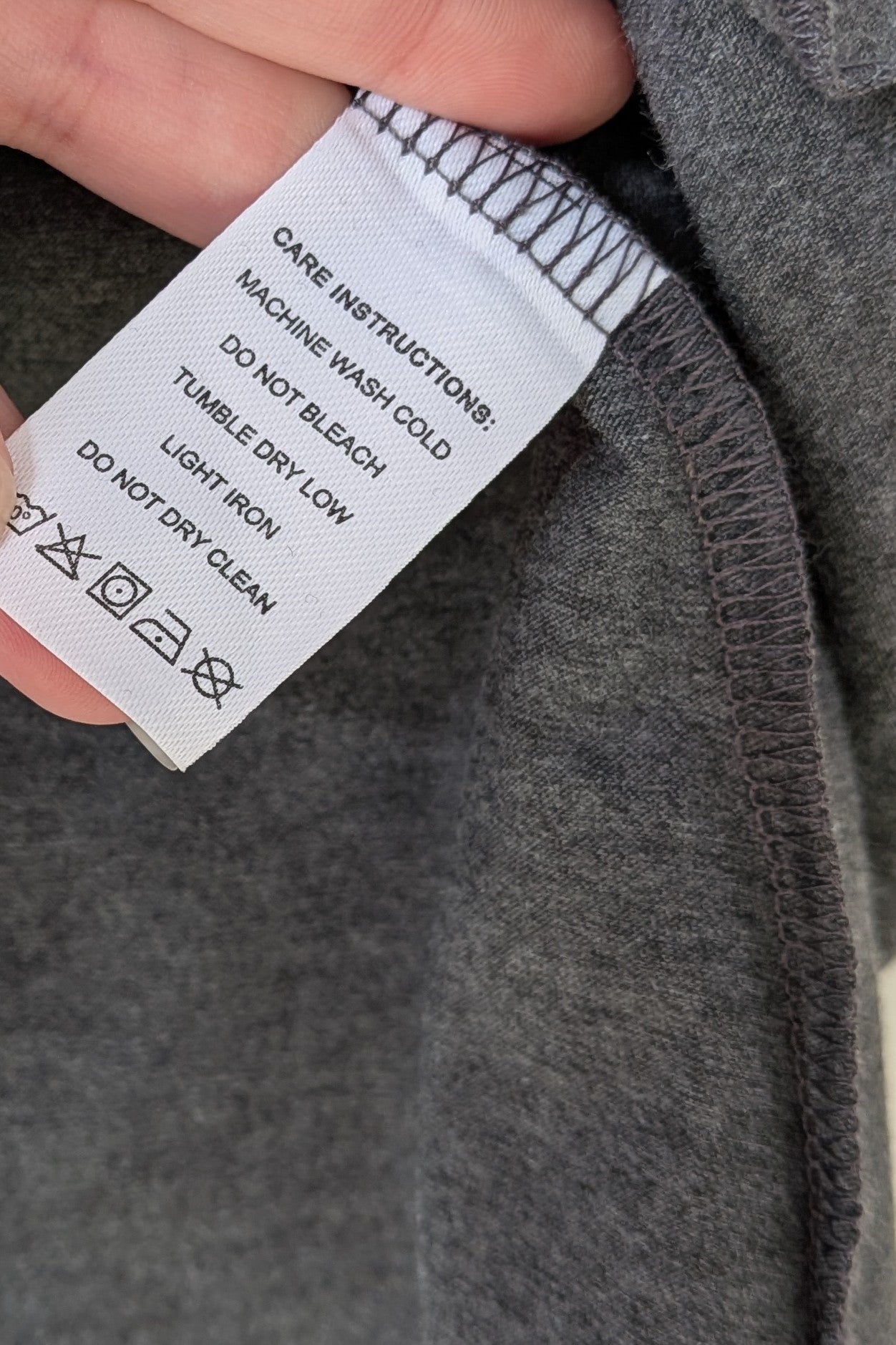 Made With Heart Grey Layered Dress Size M BNWT