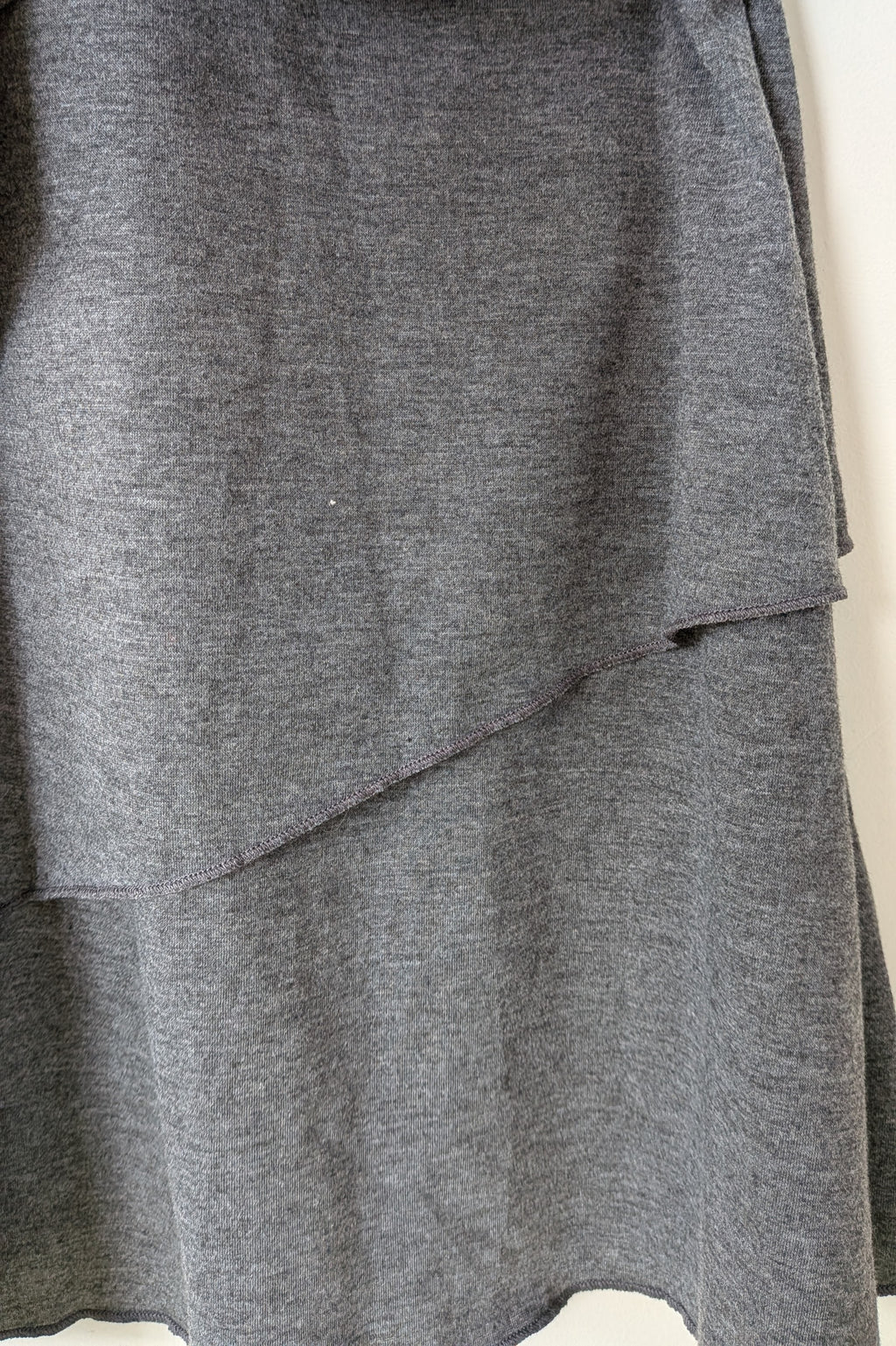 Made With Heart Grey Layered Dress Size M BNWT