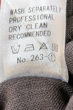 Worthier The Label Black 100% Linen Shirt Size M/L