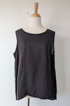 Worthier The Label Black 100% Linen Shirt Size M/L