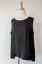 Worthier The Label Black 100% Linen Shirt Size M/L