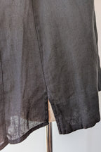 Worthier The Label Black 100% Linen Shirt Size M/L