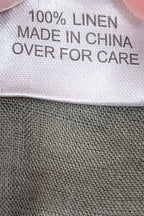 Alessandra Khaki 100% Linen Shirt Size XXS