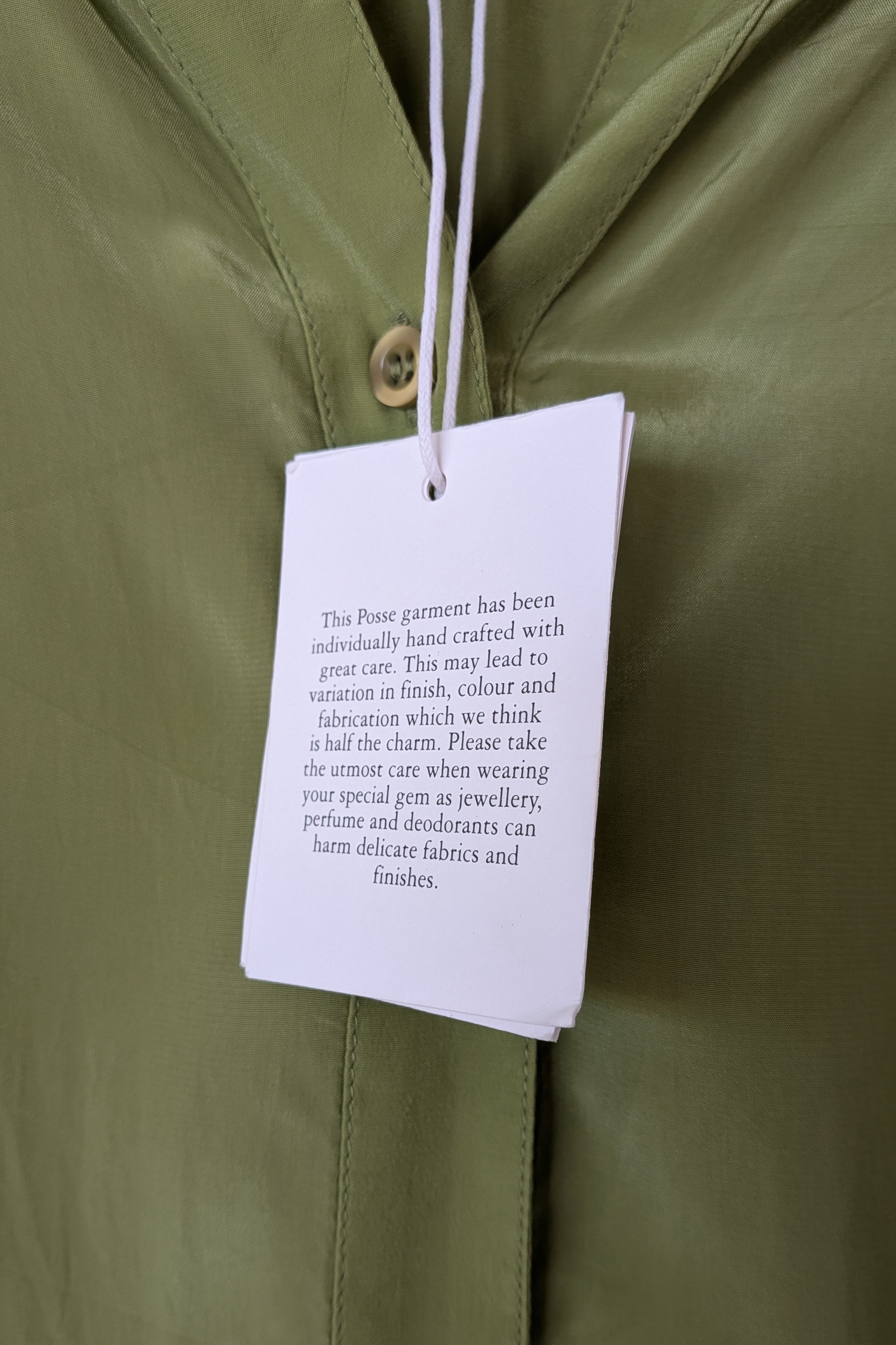 Posse Levi Shirt in Pickle Size XXS/XS BNWT