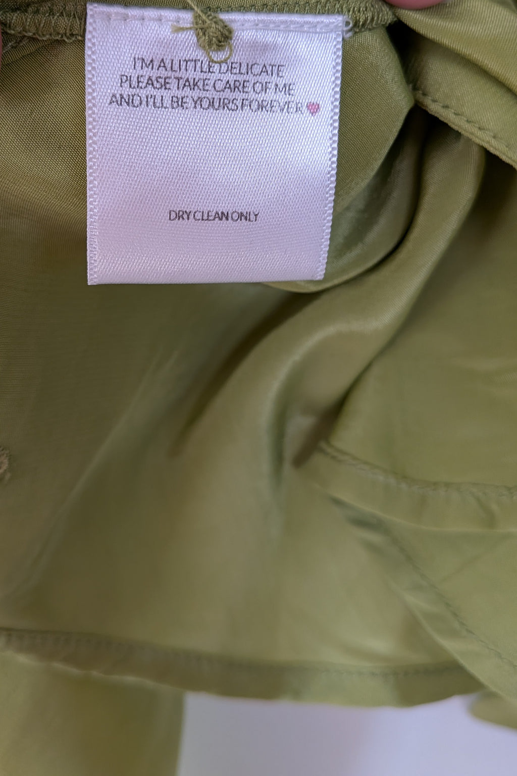 Posse Levi Shirt in Pickle Size XXS/XS BNWT
