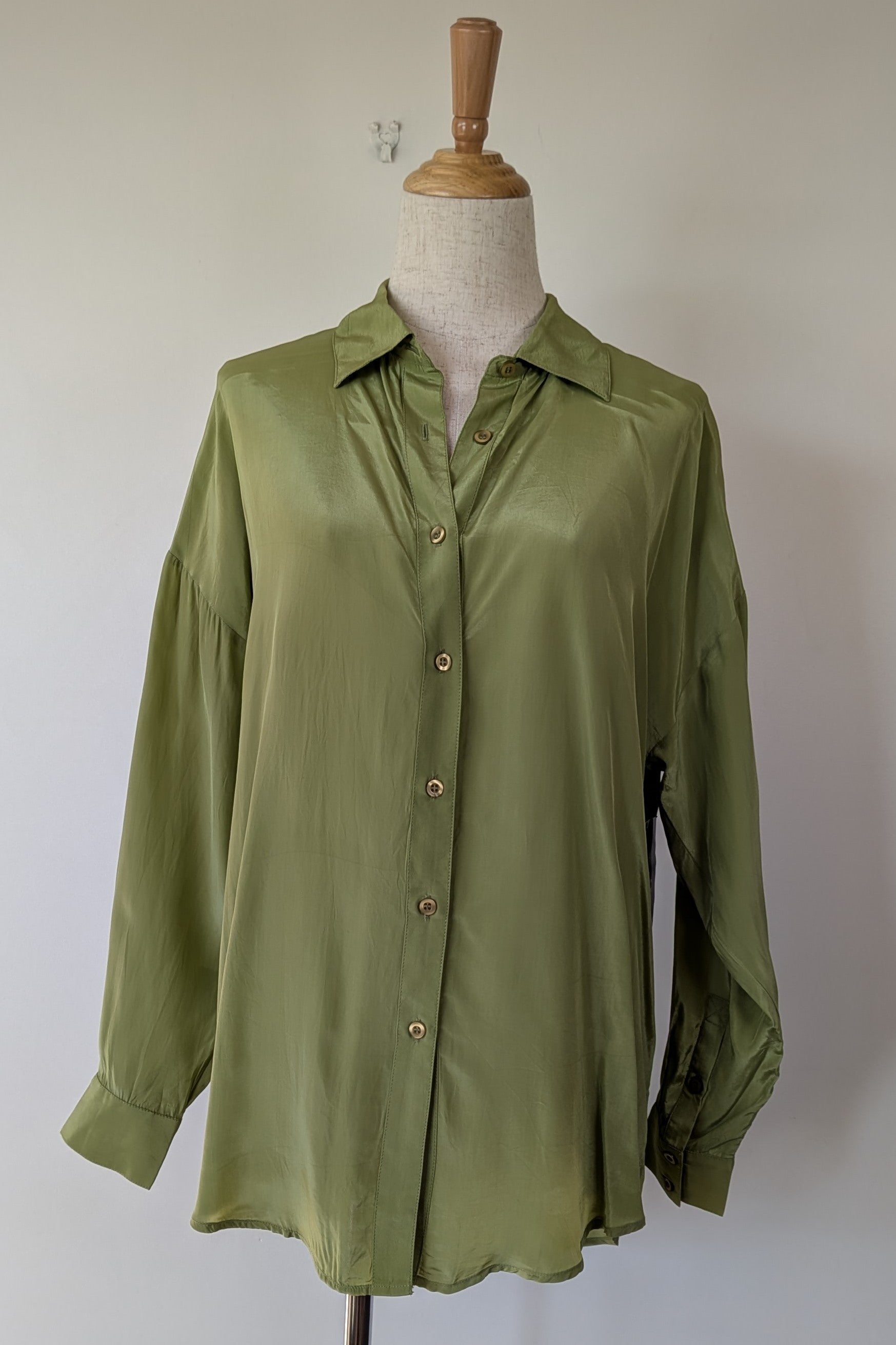 Posse Levi Shirt in Pickle Size XXS/XS BNWT