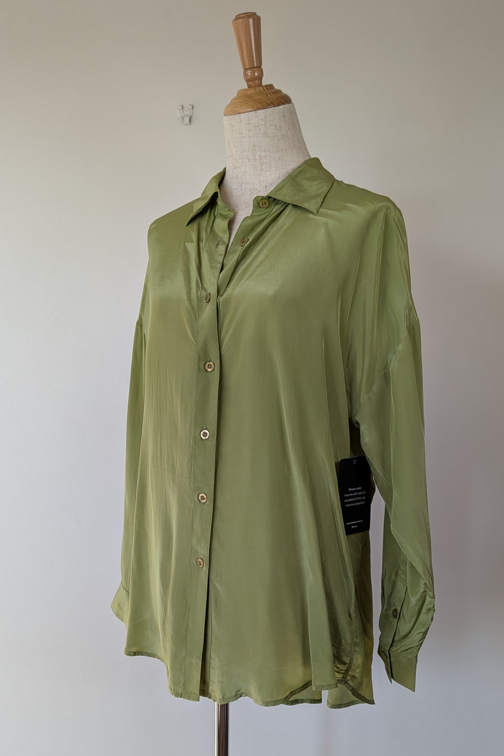 Posse Levi Shirt in Pickle Size XXS/XS BNWT