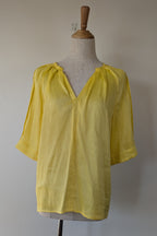 Country Road Short Sleeve Soft Popover in Daisy Size 10