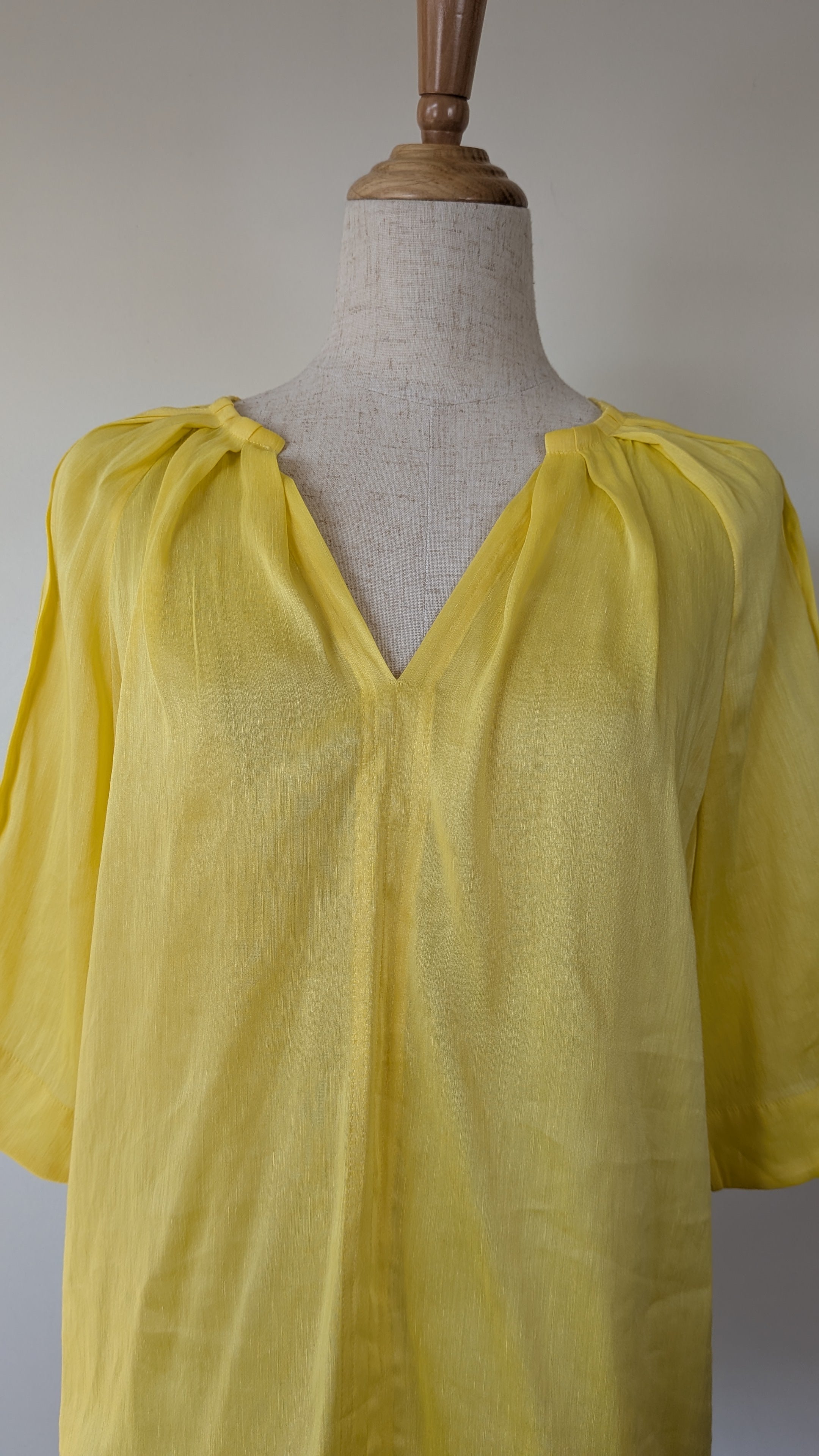 Country Road Short Sleeve Soft Popover in Daisy Size 10