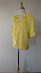 Country Road Short Sleeve Soft Popover in Daisy Size 10