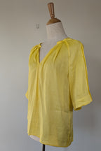 Country Road Short Sleeve Soft Popover in Daisy Size 10