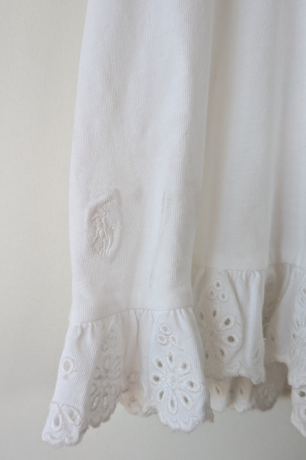 Polo Ralph Lauren Girls Floral Lace Detail Shirt Size 6 BNWT RRP $199
