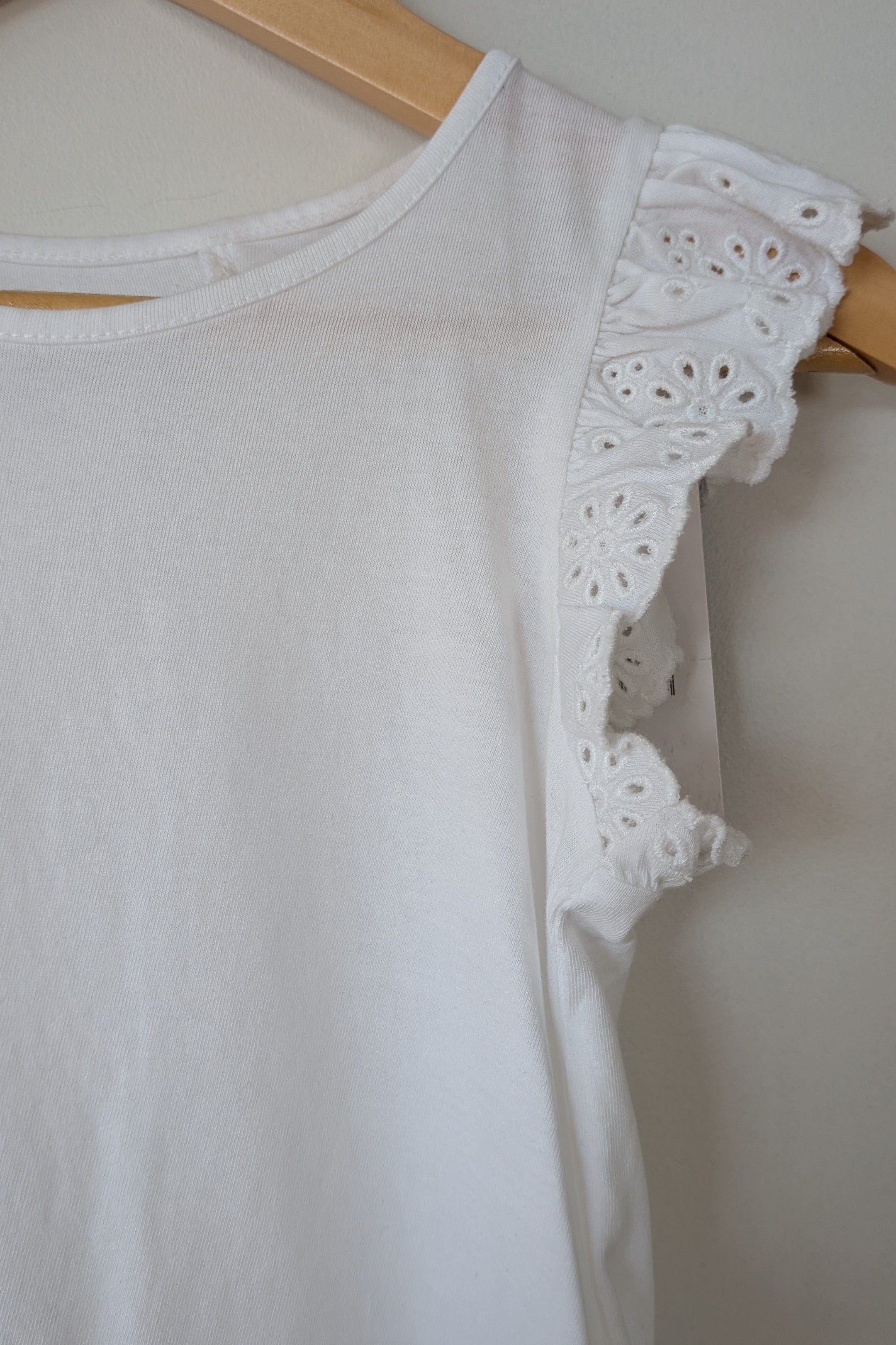 Polo Ralph Lauren Girls Floral Lace Detail Shirt Size 6 BNWT RRP $199