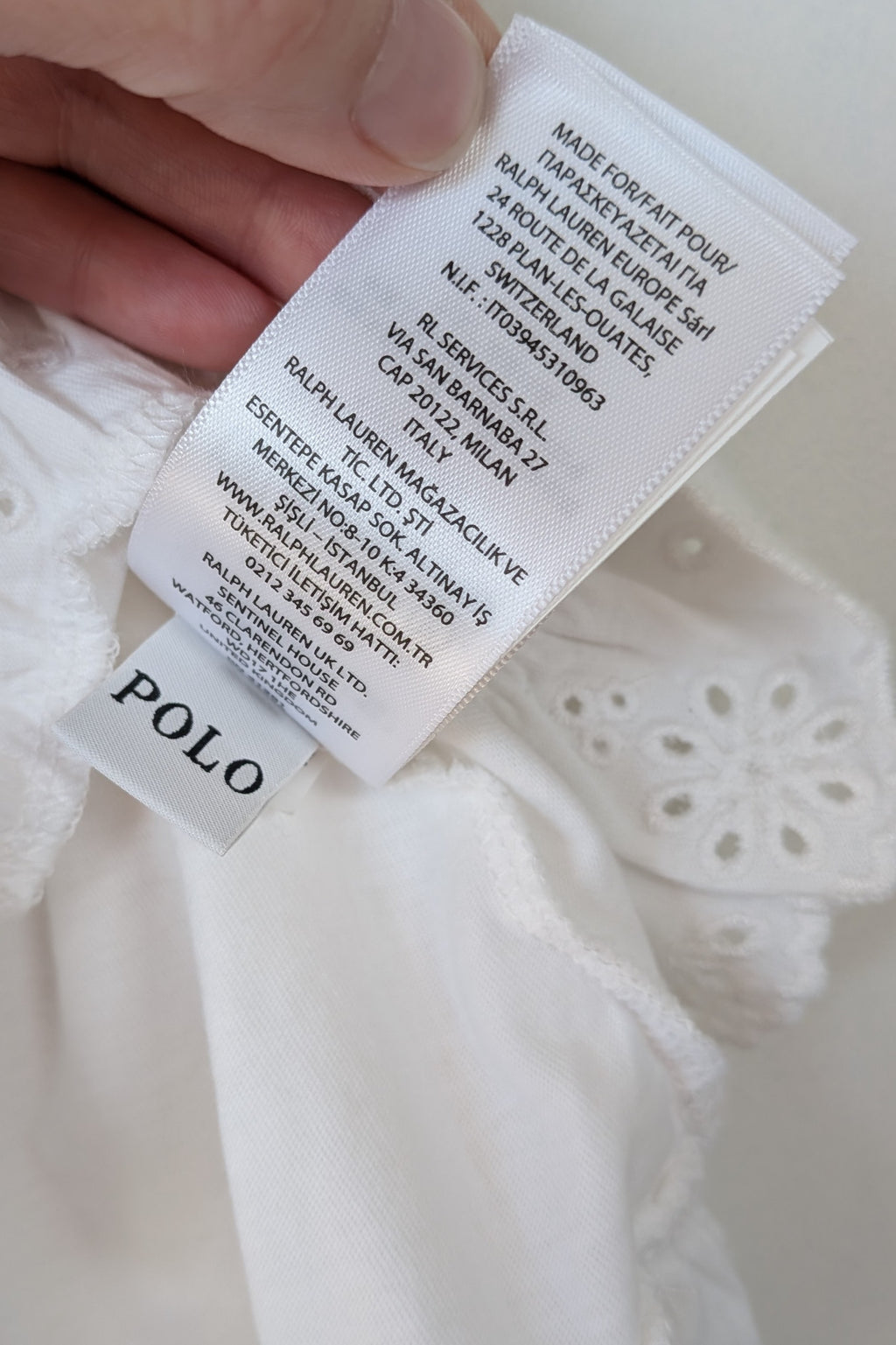 Polo Ralph Lauren Girls Floral Lace Detail Shirt Size 6 BNWT RRP $199