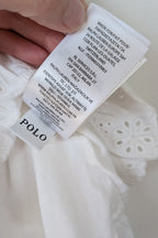 Polo Ralph Lauren Girls Floral Lace Detail Shirt Size 6 BNWT RRP $199