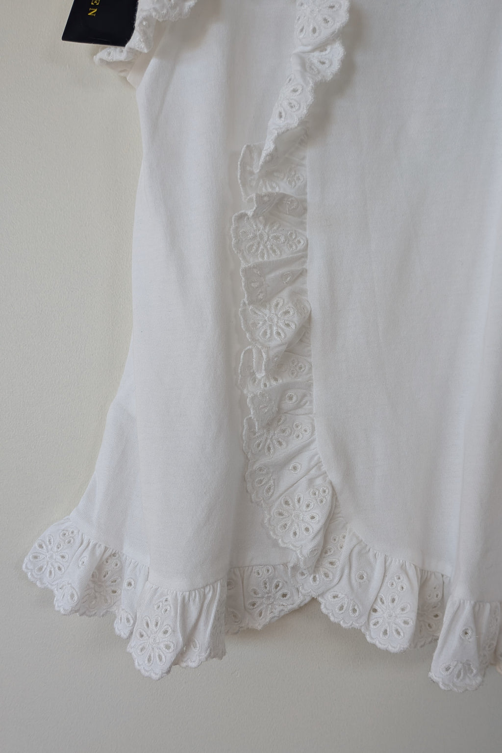 Polo Ralph Lauren Girls Floral Lace Detail Shirt Size 6 BNWT RRP $199