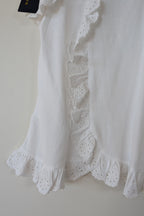 Polo Ralph Lauren Girls Floral Lace Detail Shirt Size 6 BNWT RRP $199