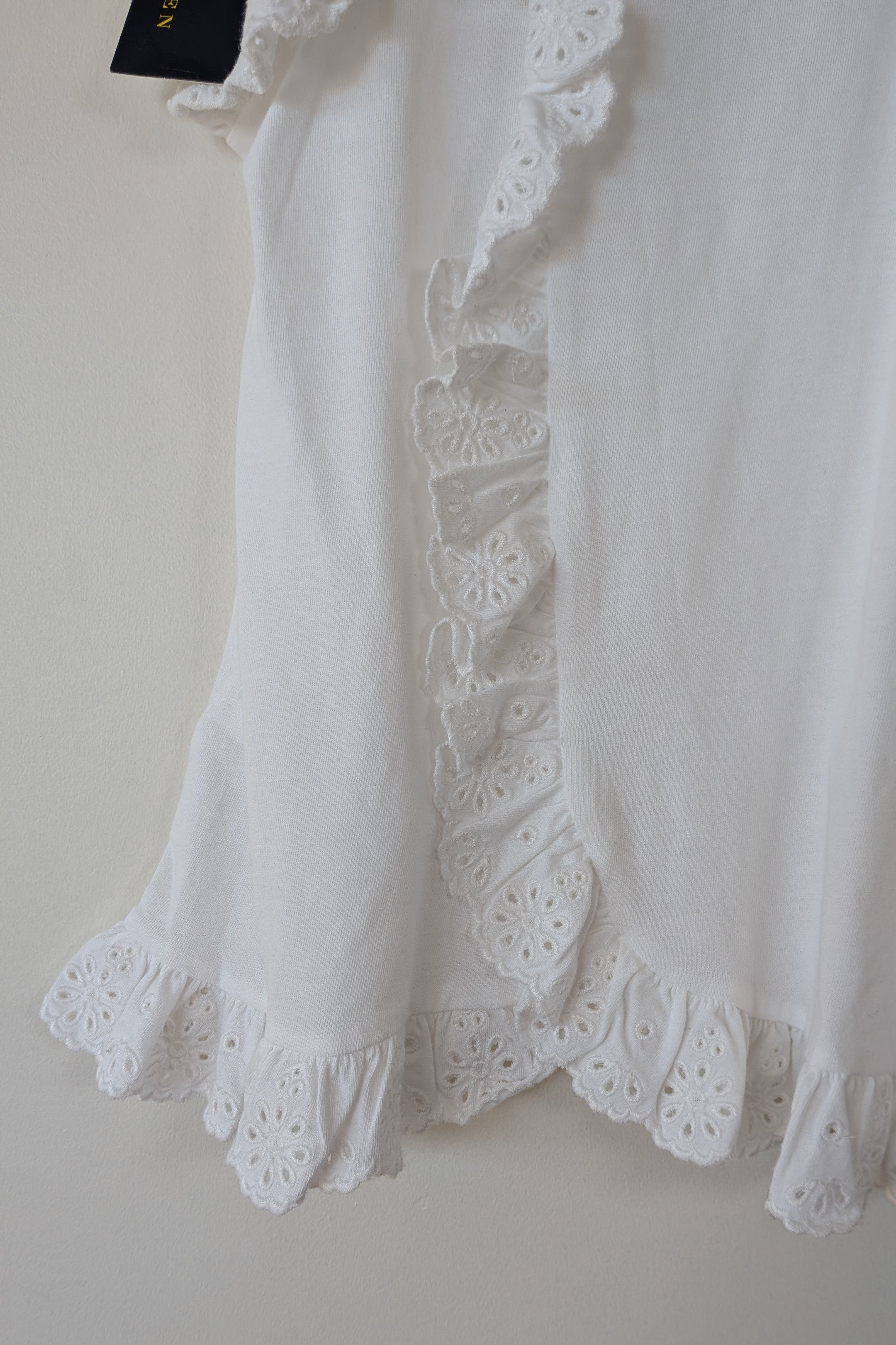 Polo Ralph Lauren Girls Floral Lace Detail Shirt Size 6 BNWT RRP $199