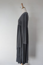 Made With Heart Grey Layered Dress Size M BNWT