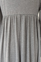 Made With Heart Grey Layered Dress Size M BNWT