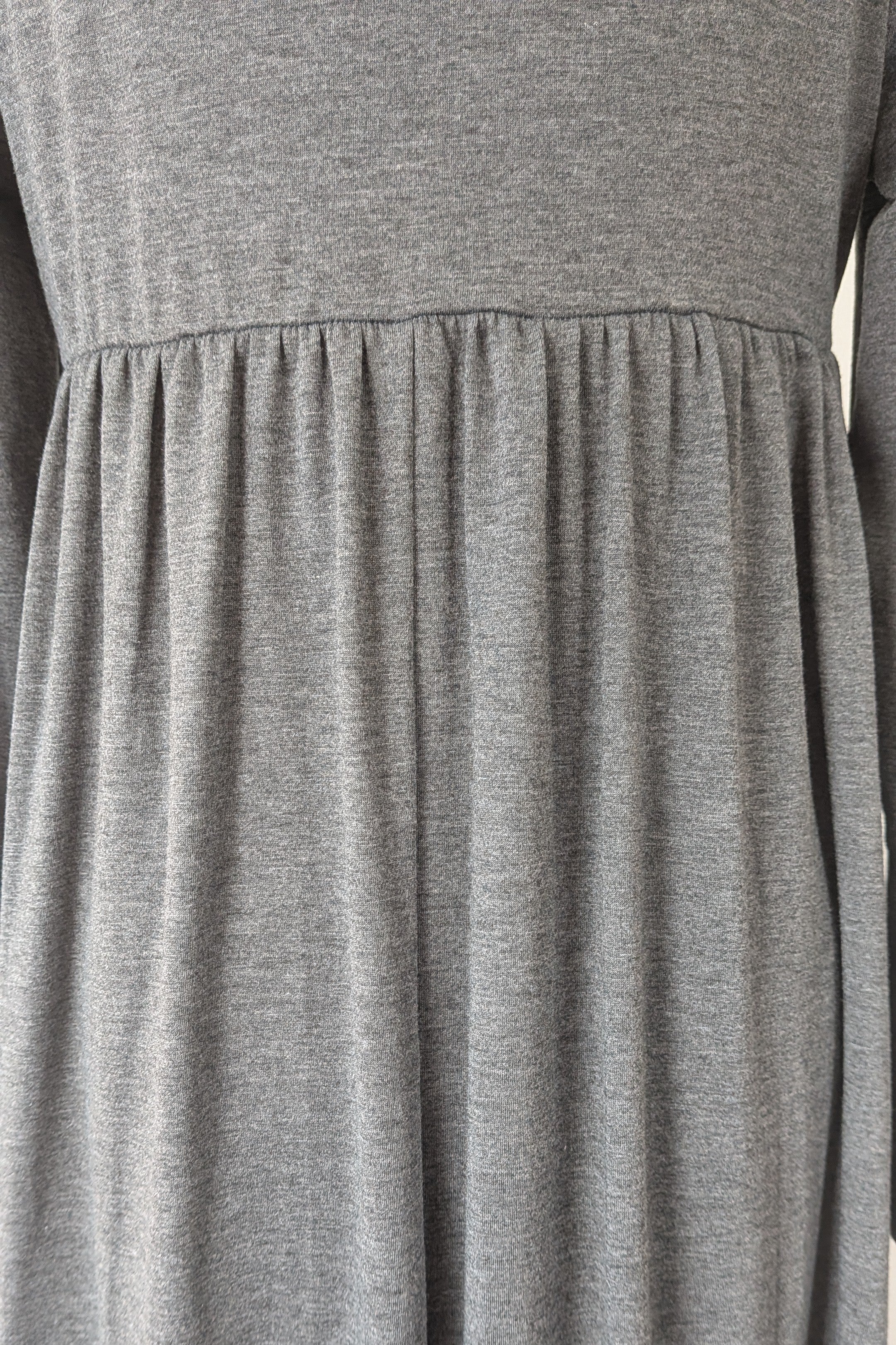 Made With Heart Grey Layered Dress Size M BNWT