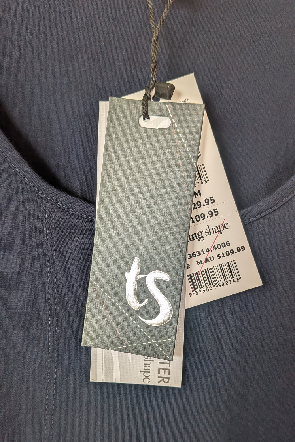 Taking Shape Nekesha Bamboo Tunic in Dark Indigo Size M BNWT RRP $109.95