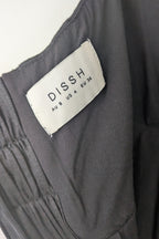 DISSH Alyssa Black Linen Maxi Dress Size 8