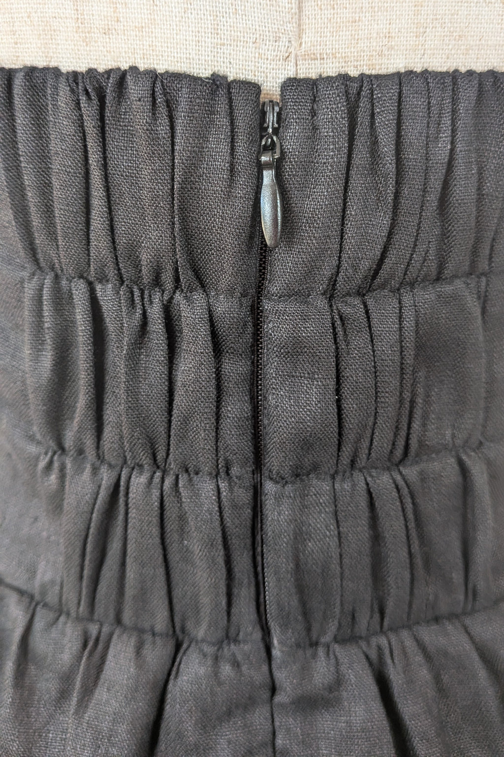 DISSH Alyssa Black Linen Maxi Dress Size 8
