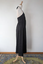 DISSH Alyssa Black Linen Maxi Dress Size 8