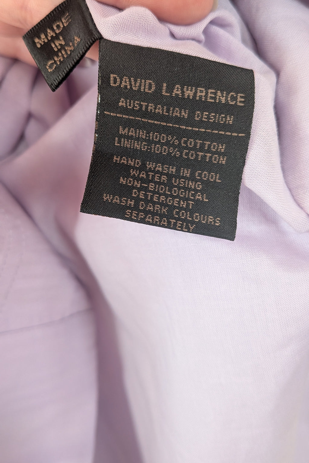 David Lawrence Serena Textured Dress in Wisteria Size 10 BNWT RRP $229