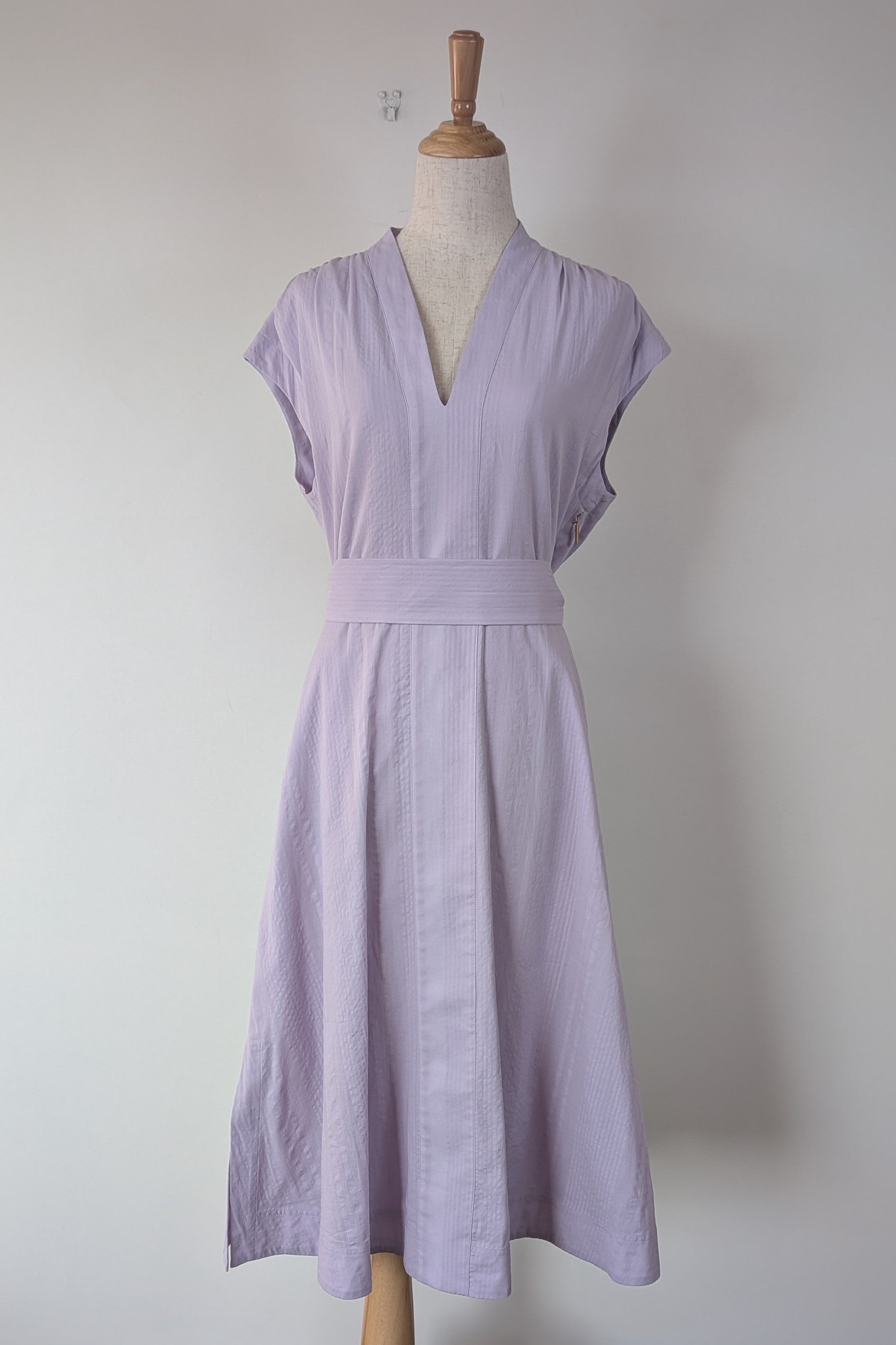 David Lawrence Serena Textured Dress in Wisteria Size 10 BNWT RRP $229