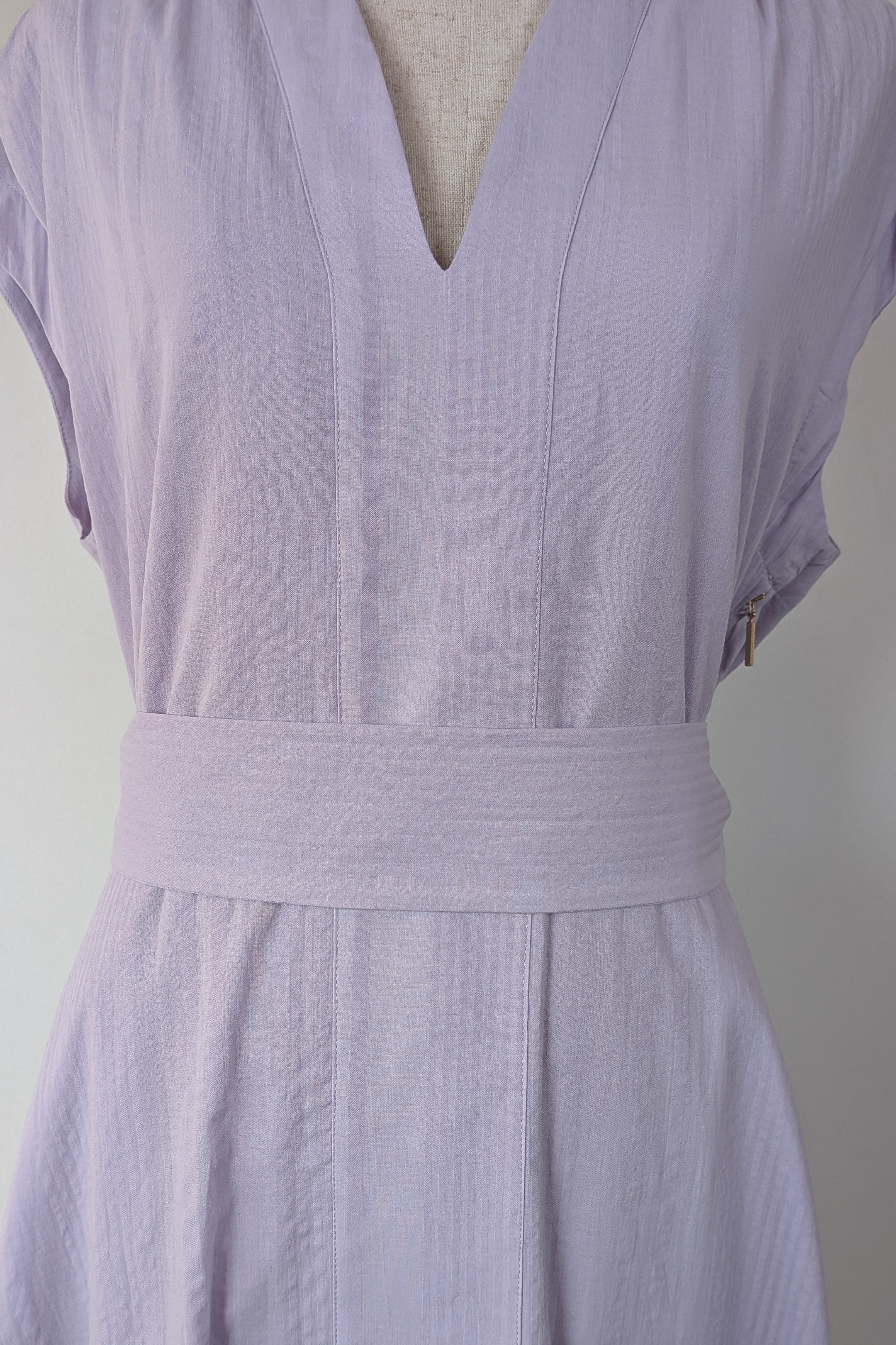 David Lawrence Serena Textured Dress in Wisteria Size 10 BNWT RRP $229