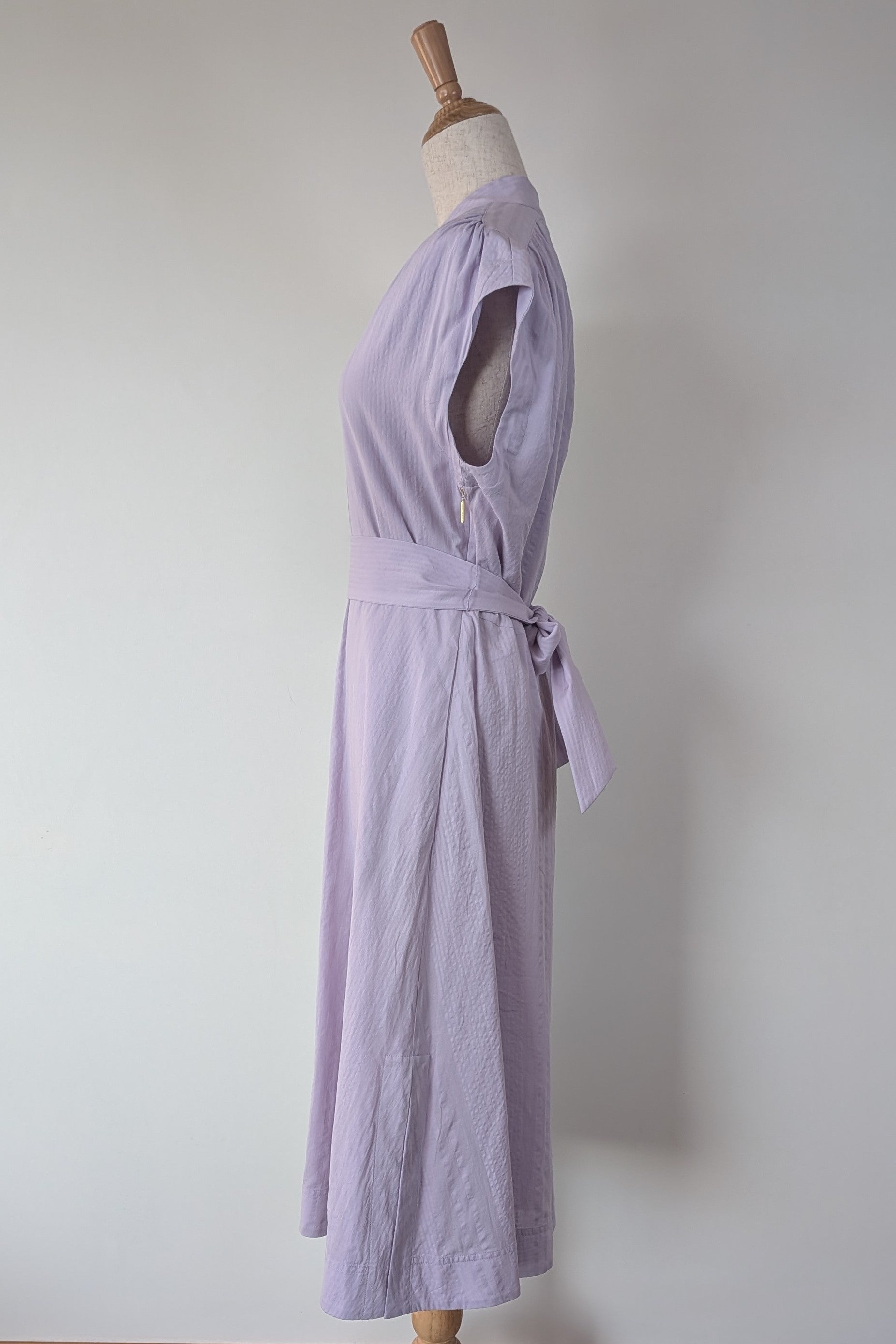 David Lawrence Serena Textured Dress in Wisteria Size 10 BNWT RRP $229
