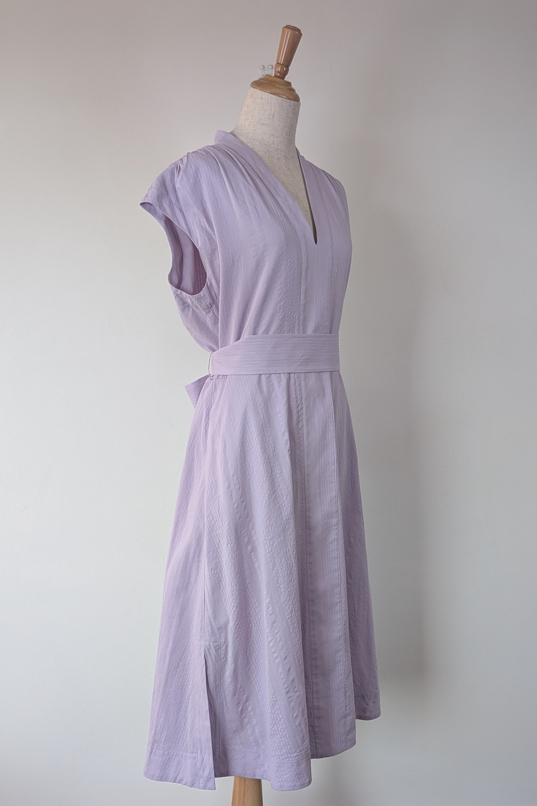 David Lawrence Serena Textured Dress in Wisteria Size 10 BNWT RRP $229